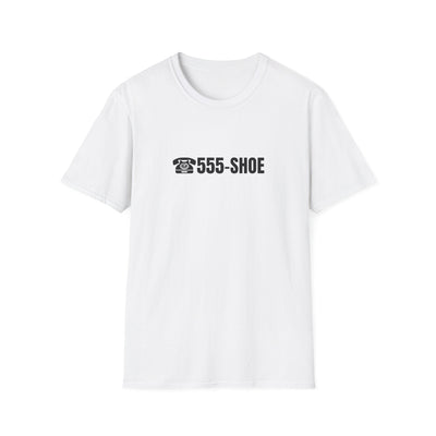 555-SHOE T-shirt – A Tribute to Al Bundy's Shoe Hotline - Al Bundy Store - T-Shirt