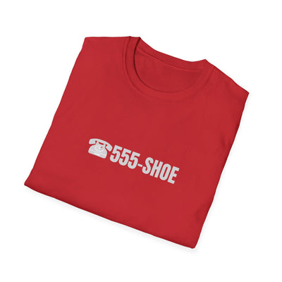 555-SHOE T-shirt – A Tribute to Al Bundy's Shoe Hotline - Al Bundy Store - T-Shirt