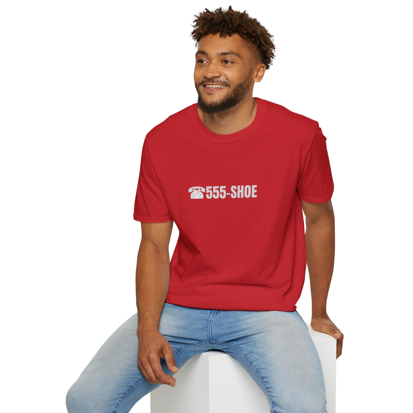 555-SHOE T-shirt – A Tribute to Al Bundy's Shoe Hotline - Al Bundy Store - T-Shirt