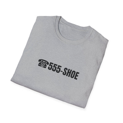 555-SHOE T-shirt – A Tribute to Al Bundy's Shoe Hotline - Al Bundy Store - T-Shirt