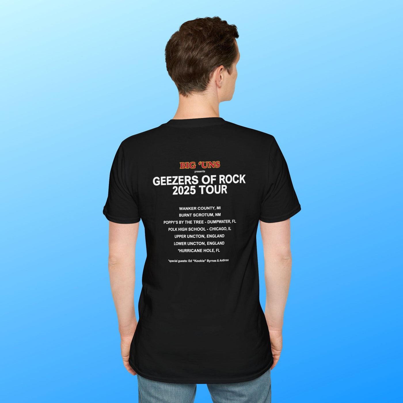 Geezers of Rock T-Shirt – Axl Bundy Old Aid Tour 2025 - Al Bundy Store - T-Shirt