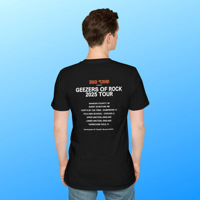 Geezers of Rock T-Shirt – Axl Bundy Old Aid Tour 2025 - Al Bundy Store - T-Shirt