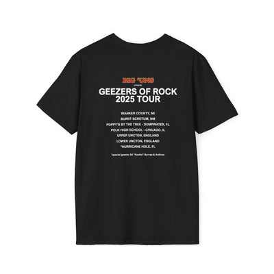 Geezers of Rock T-Shirt – Axl Bundy Old Aid Tour 2025 - Al Bundy Store - T-Shirt