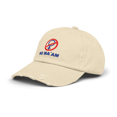 No Ma'am Distressed Cap - Al Bundy Store - Hats