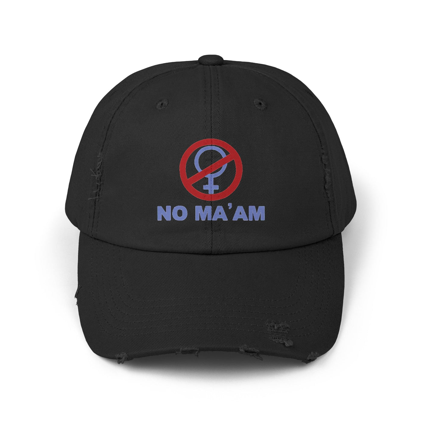 No Ma'am Distressed Cap - Al Bundy Store - Hats