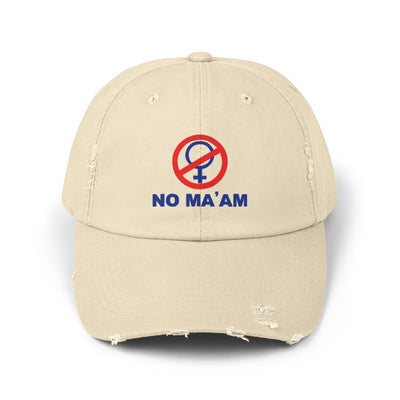 No Ma'am Distressed Cap - Al Bundy Store - Hats