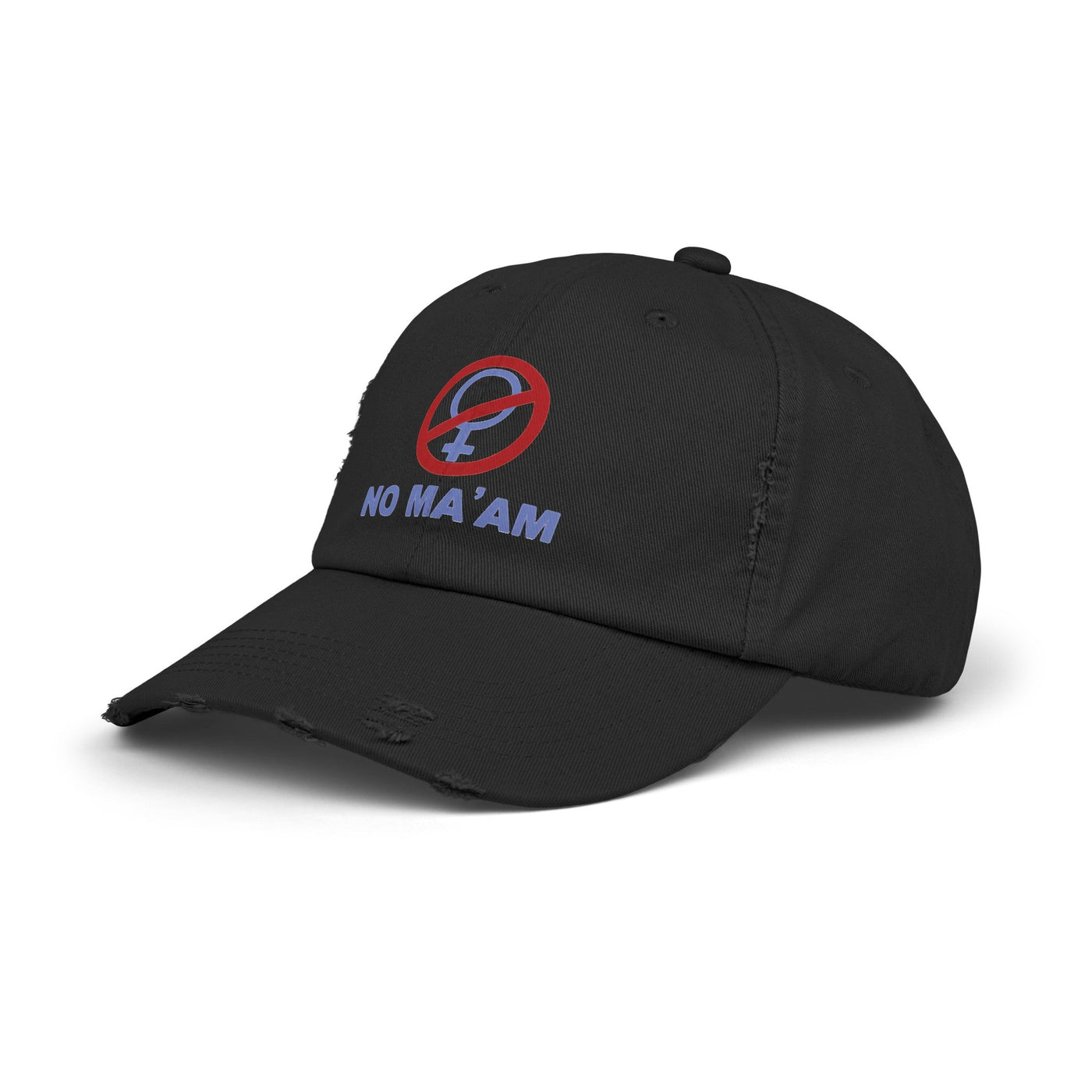 No Ma'am Distressed Cap - Al Bundy Store - Hats