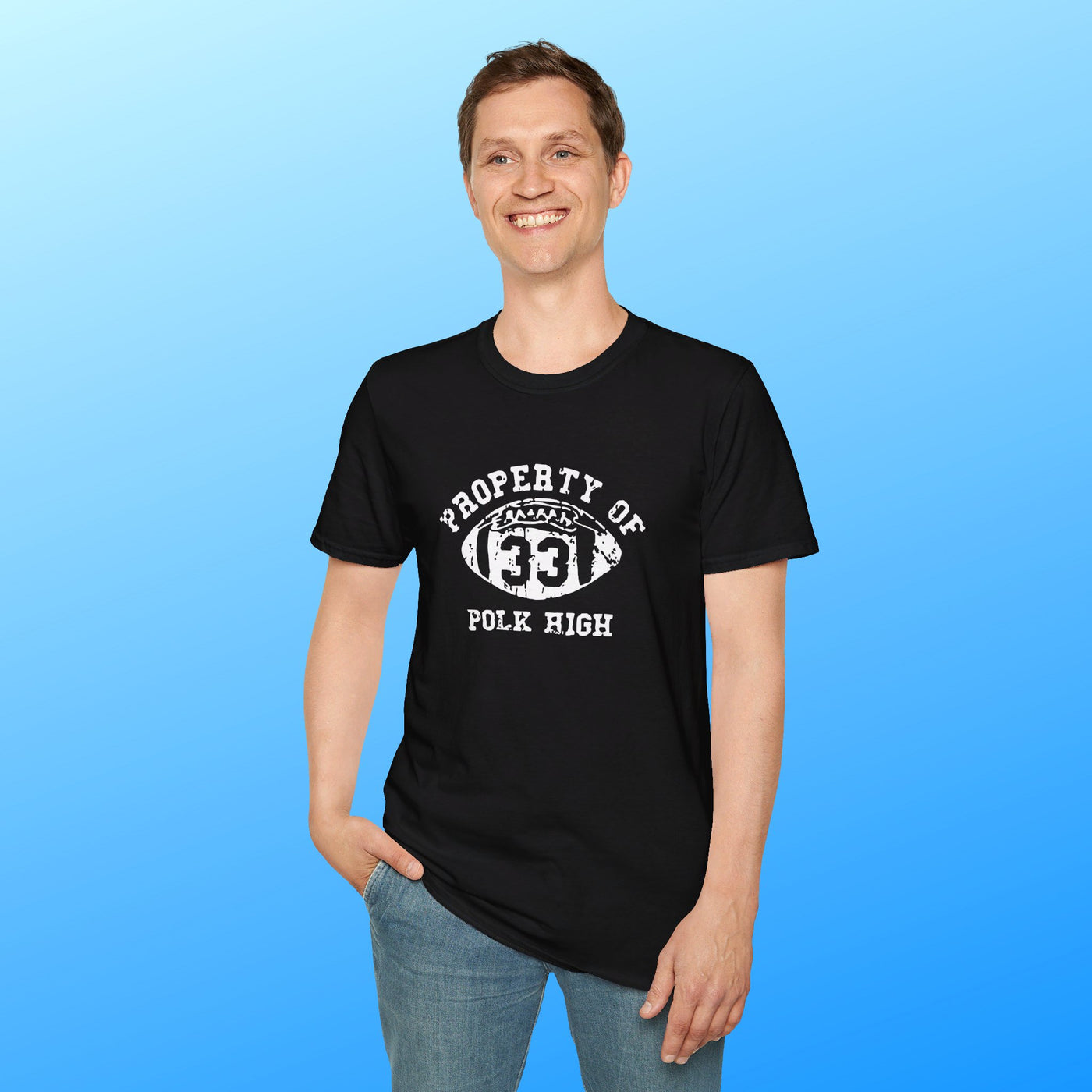 Property of Polk High - Retro & Funny Al Bundy Tee | Al Bundy Store - Al Bundy Store - T - Shirt