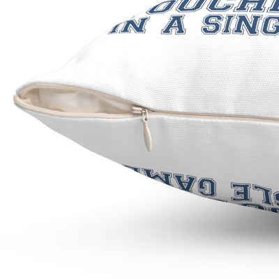 Four Touchdowns In A Single Game | Spun Polyester Square Pillow - Al Bundy Store - Home Decor