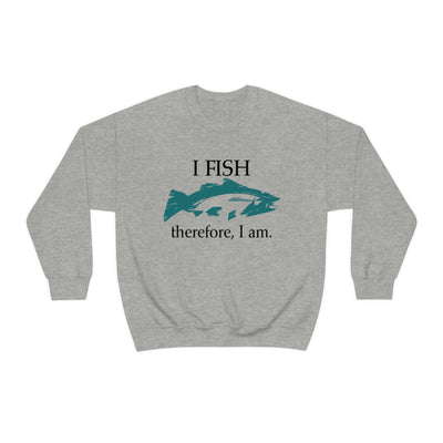 I Fish Therefore, I am | Crewneck Sweatshirt - Al Bundy Store - Sweatshirt