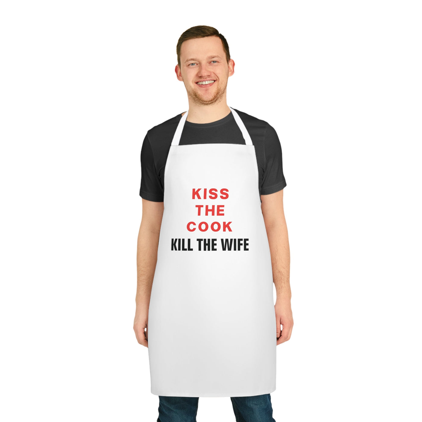 Kiss the Cook, Kill the Wife Apron – Al Bundy’s Labor Day BBQ Gear - Al Bundy Store - All Over Prints