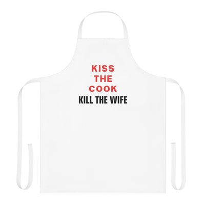 Kiss the Cook, Kill the Wife Apron – Al Bundy’s Labor Day BBQ Gear - Al Bundy Store - All Over Prints