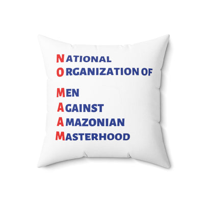 No Ma'am | Spun Polyester Square Pillow - Al Bundy Store - Home Decor